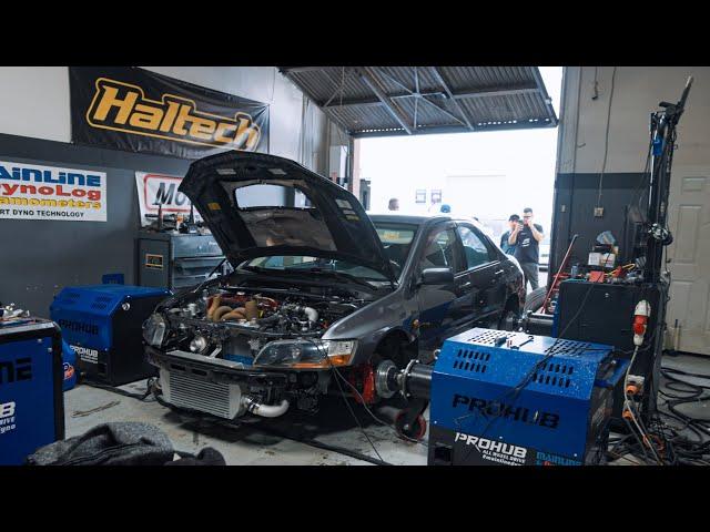 My Mitsubishi EVO Makes INSANE Power On Its E85 DYNO TUNE!