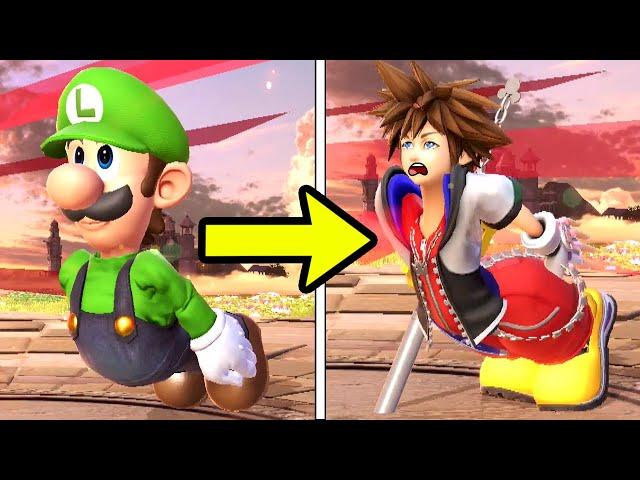Sora VS Smash Bros Ultimate Character Victory Poses (Comparison)