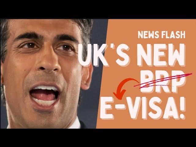 News Flash: UK Launches New Online Visa Status (E-Visa) Instead of BRP ~ UK Immigration News 2023