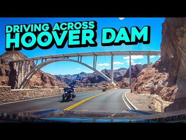 Driving across HOOVER DAM, Nevada to Arizona in 4K Ultra HD