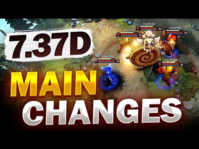 Dota 2 NEW 7.37d Patch - Main Changes!