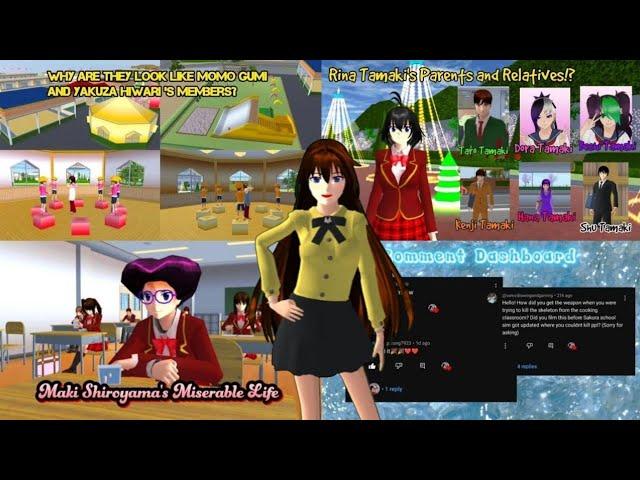 Sakura School Simulator Mysteries + Short Story + Comment Dashboard!!! || RAINBOW TONI 