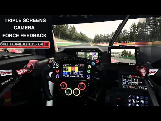 How to setup Triple Screens, Camera and FFB Automobilista 2
