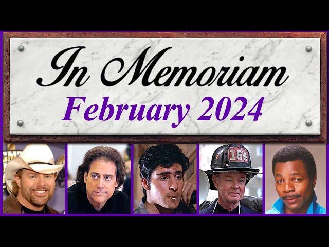 In Memoriam February 2024: Famous Faces We Lost in February 2024