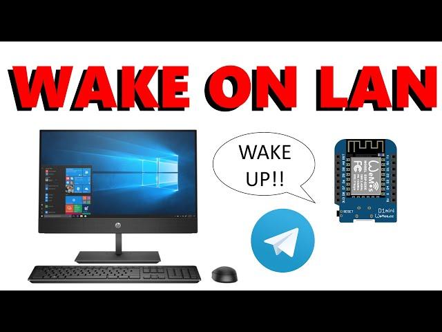 Wake on Lan with ESP8266 & Telegram