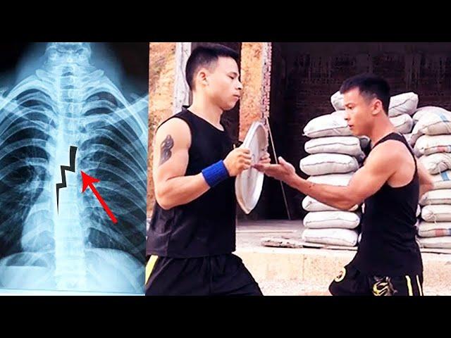 Chinese Kung Fu Master Training Tutorial, Build Harder Tibia Than Steel Tube