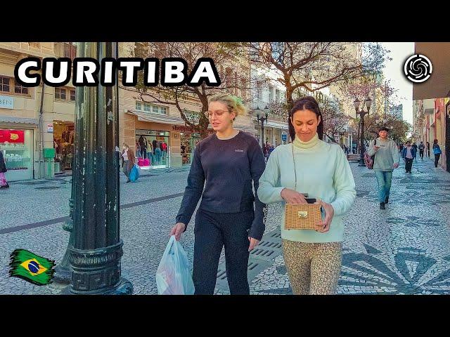 Walking in CURITIBA, BRAZIL  Southern Brazil's Hidden Jewel 【 4K UHD 】