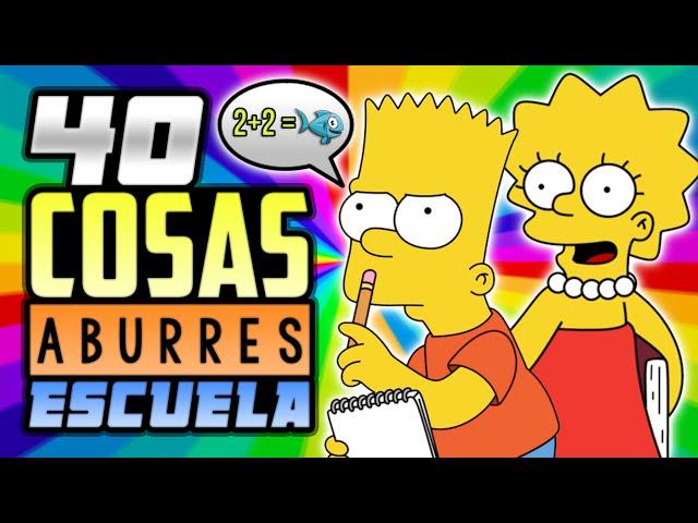 40 COSAS QUE HACER CUANDO TE ABURRES EN LA ESCUELA