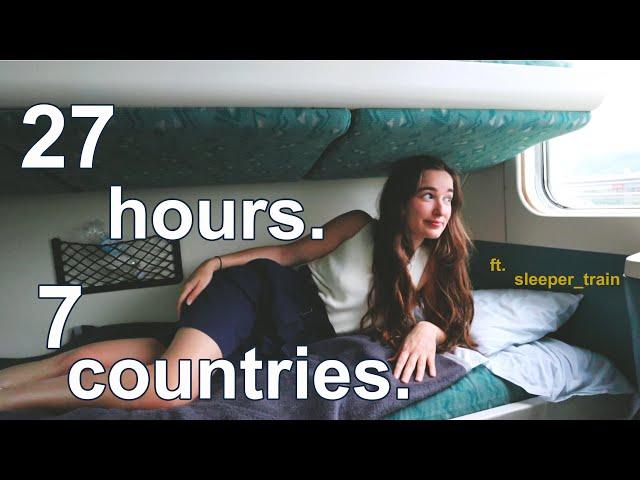I travelled to Croatia from London by train | ft. 16-HOUR OVERNIGHT TRAIN Zurich to Zagreb