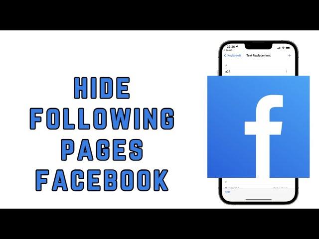 Hide pages that you follow from others in facebook (2025)