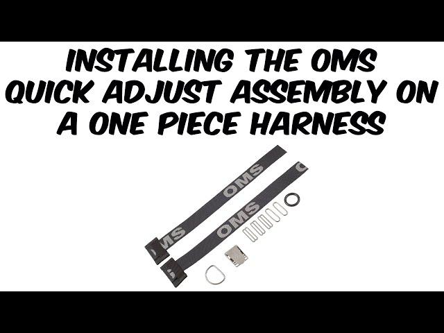 Installing the OMS Quick Adjust Assembly (quick install)