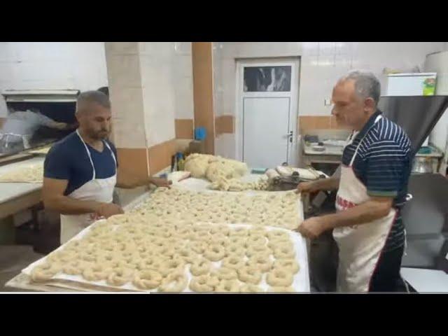 Hergün 10 Bin Adet Simit Üretiyorlar !!! Tarsus Kazan Simidi | Sokak Lezzetleri