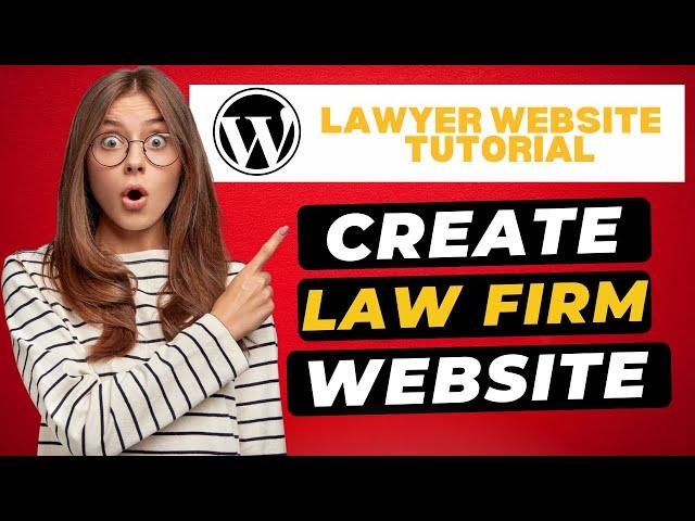 How To Create A Law Firm Website In WordPress  | Lawyer Website Tutorial