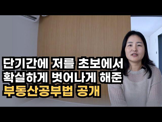 단기간에 부동산초보에서 확실하게 벗어나게 해준 공부법 공개, 소친님 상담