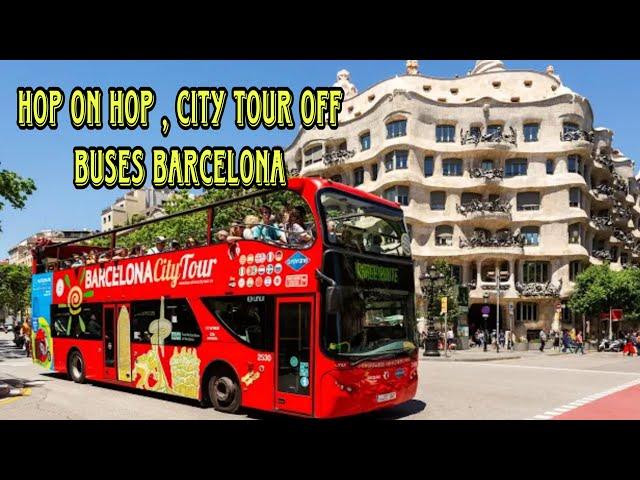  BARCELONA HOP-ON -HOP OFF BUSES CITY TOUR 2023 .