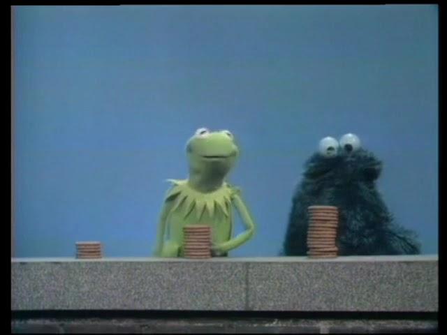 Sesame Street: Kermit the Frog & Cookie Monster- Some, More and Most Cookies