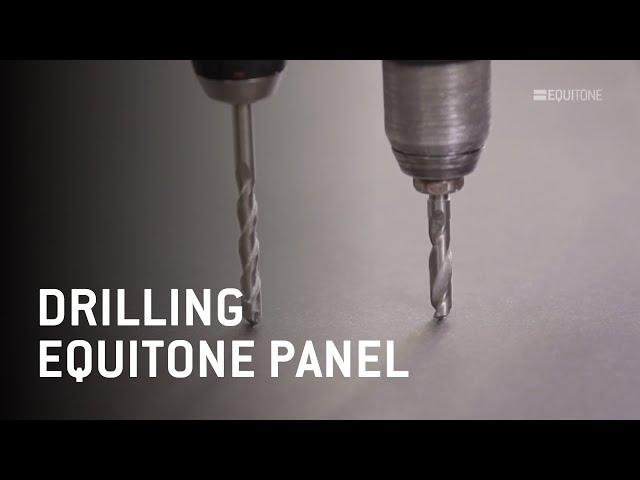 Drilling EQUITONE Panel