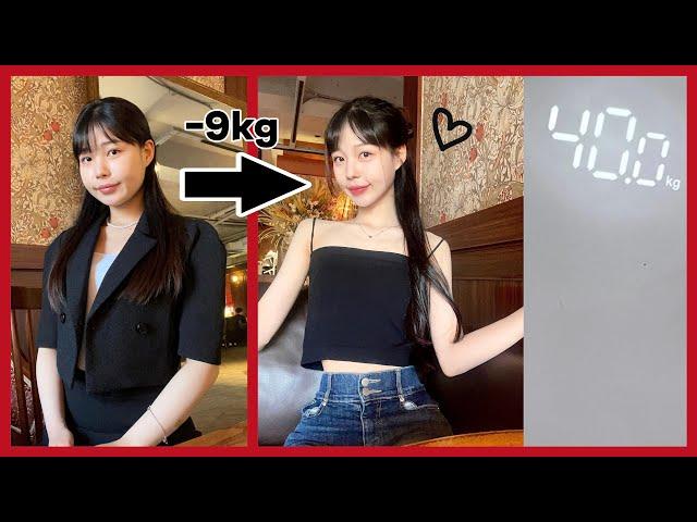 ENG)50kg  40kg Diet story from normal weight to slim weight ▶ | diet