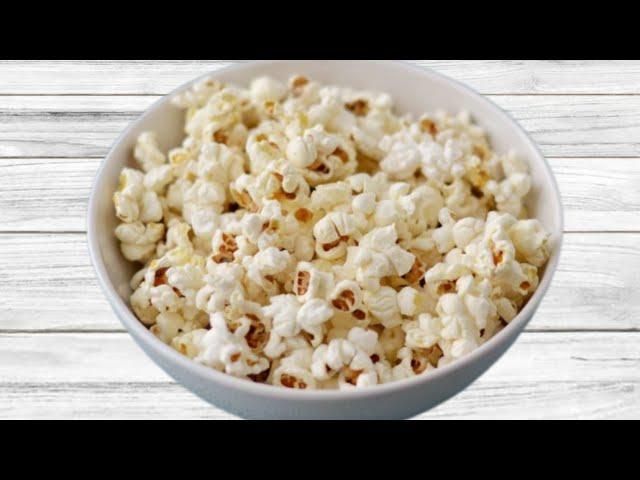 Better than a movie theater. Only 3 ingredients. Salted popcorn at home.