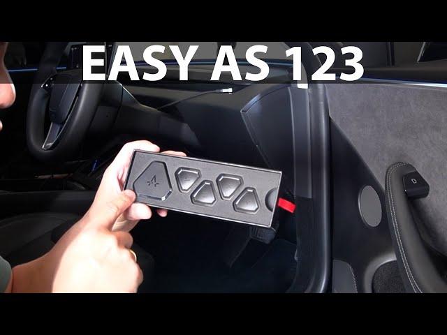 How to install Commander/S3XY buttons on Tesla Model 3 Highland RHD