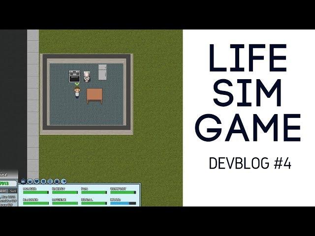 Life Sim Game [Devblog #4] Queue System! | RimWorld / The Sims Inspired Indie Game