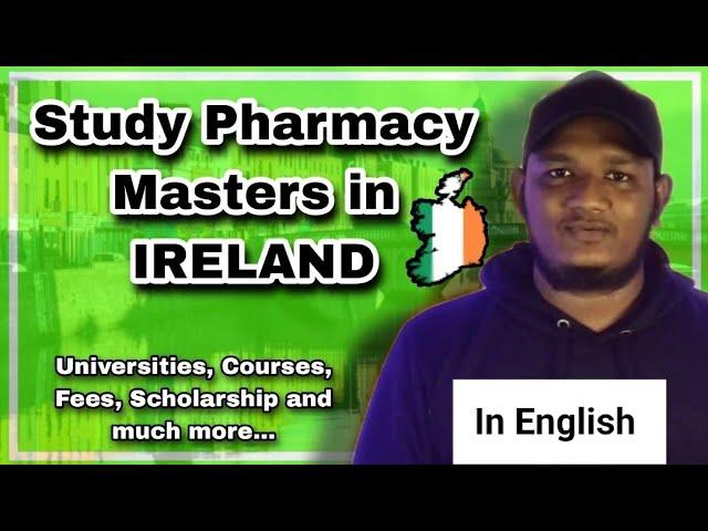 Best Pharmacy masters in Ireland| In English | Abroad Education