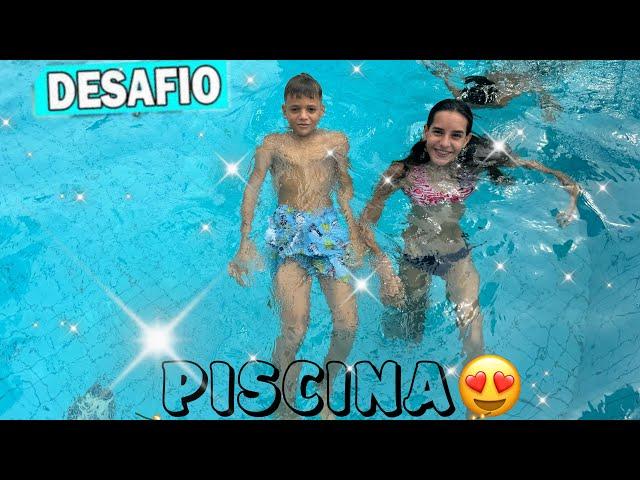 DESAFIO NA PISCINA COM MEU AMIGO ARTTUR! | STHER SIQUEIRA