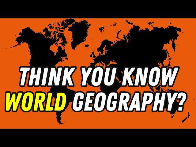 Can You Beat The Average Score In This WORLD GEOGRAPHY QUIZ?