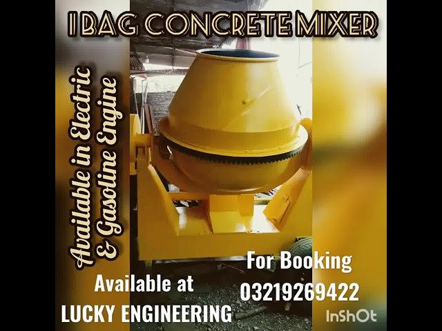 One Bag Concrete Mixer Machine #shorts #concretemixer #cementmixer #mixer #1bagmixer #mixerconcrete