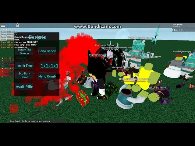Miniix15's Script GUI Showcase | Roblox Void script builder