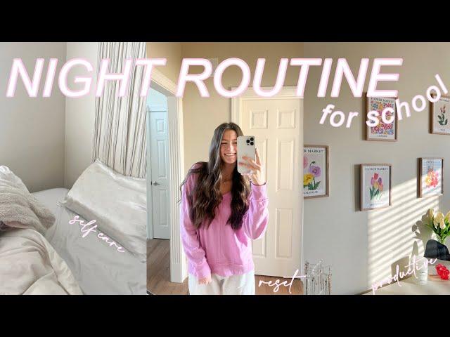 AFTER SCHOOL + NIGHT ROUTINE FOR 2024  | journaling, skincare, reset