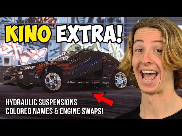 How to get KINO EXTRA | Hydraulic Suspensions, Colored names and Engine Swaps | CarX Tutorial 2024