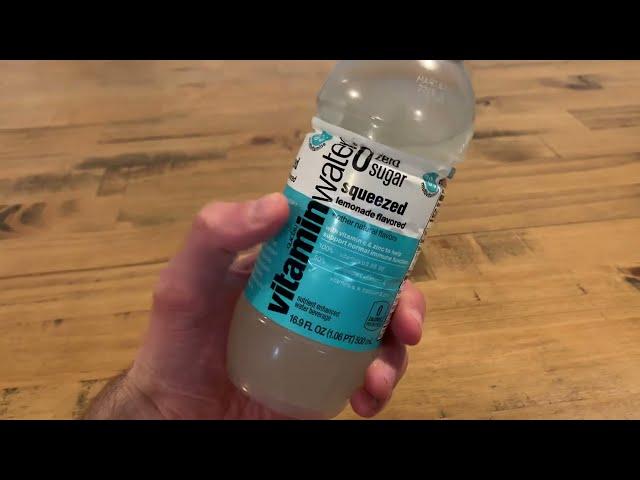 vitaminwater zero sugar squeezed, electrolyte enhanced water Review