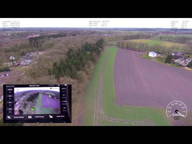 Yuneec Q500 - More than 800 m fpv