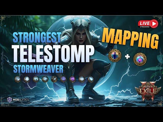 [PoE2] Strongest Telestomp Stormweaver || Endgame Mapping || New Defence Tech || Part 4