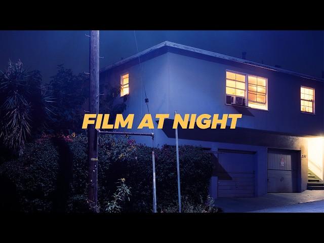 Night Photography on Film in Los Angeles