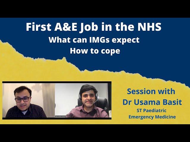 How to cope with first A&E job in the NHS