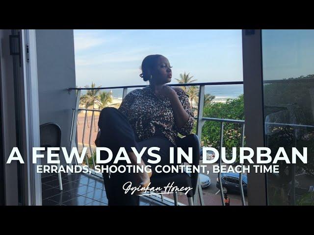 TRAVEL VLOG: DURBAN ROAD TRIP, WHAT I GOT UP TO,  CONTENT DAY | Nigerian in South Africa 