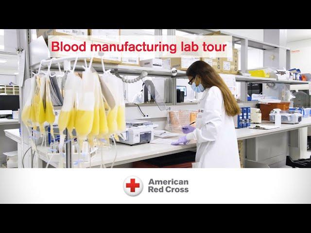 American Red Cross Blood Manufacturing Laboratory Tour