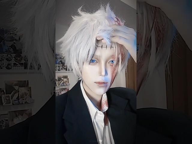 Akhir dari Gojo?|| Gojo Satoru Cosplay #anime #cosplay #gojo #jujutsukaisen #shortanime #kiko #yuta