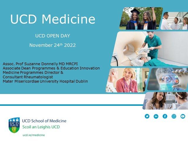 UCD Medicine Open Evening 2022