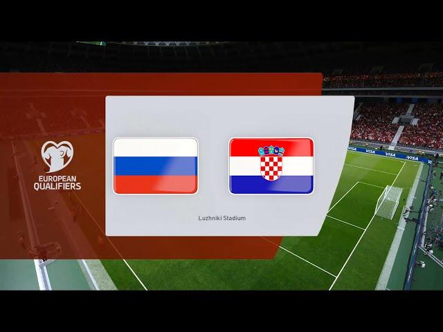 Russia vs Croatia | Luzhniki Stadium | 2022 FIFA World Cup Qualifiers | PES 2021