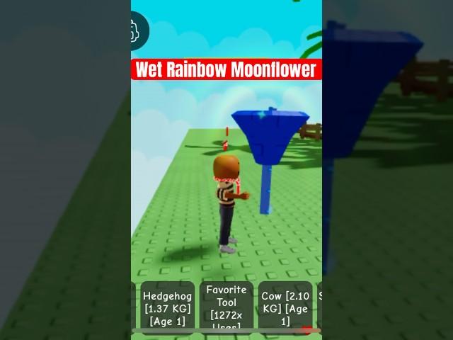 This Rainbow MoonFlower is worth Millions! Grow a Garden Roblox