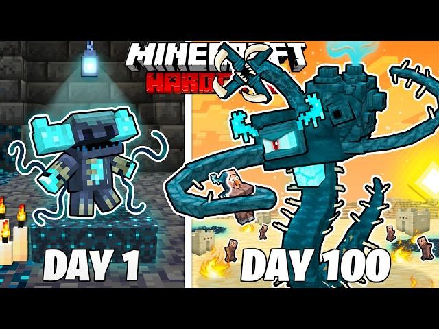 I Survived 100 Days as a SCULK PARASITE in HARDCORE Minecraft