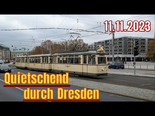 Historische Sonderfahrten des Dresdner Straßenbahnmuseums | 11.11.2023