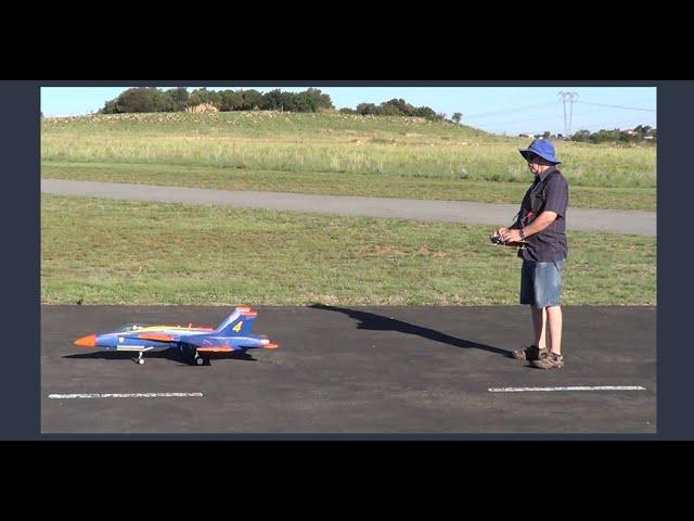 PRF RC Jet Rally , Part 18, Len de Villiers flying the Freewing F-18 (1080HD)