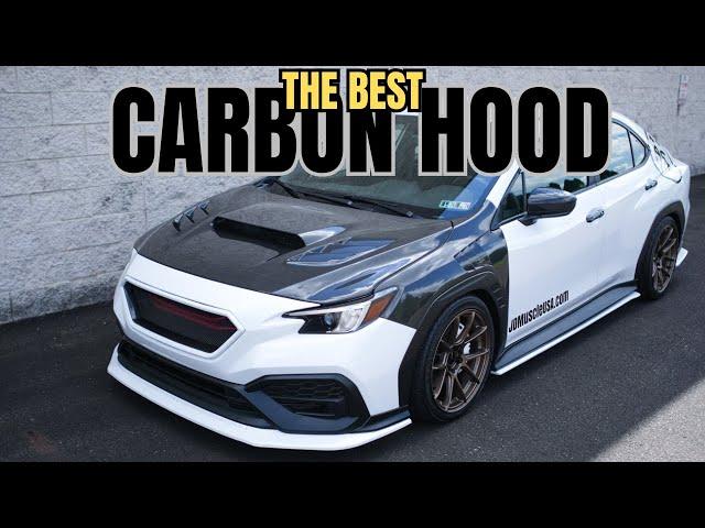 THE BEST Carbon Fiber Hood for your 22+ Subaru WRX | JDMuscle V1