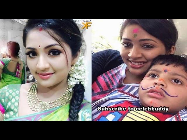 Navya Nair With Her Handsome Husband Santhosh And Lovely Son Sai Krishna..How Cute!