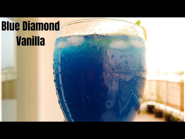 Blue Vanilla | Blue Curacao Lemonade | Refreshing Summer Mojito Drink | Desert Food Feed