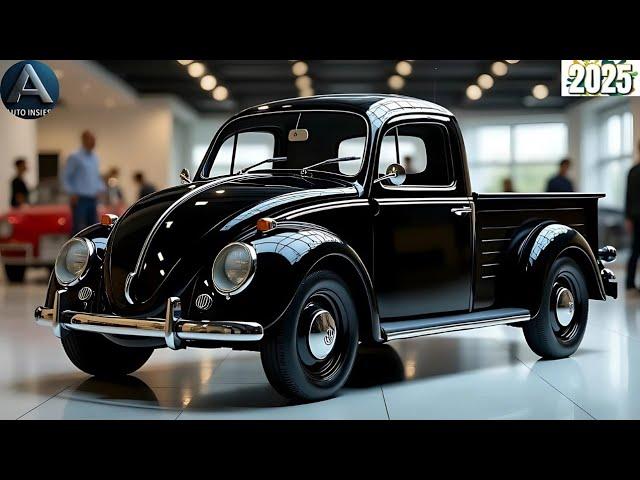 First Look: 2025 Volkswagen Beetle Pickup with Italian Style & Supercar Power!